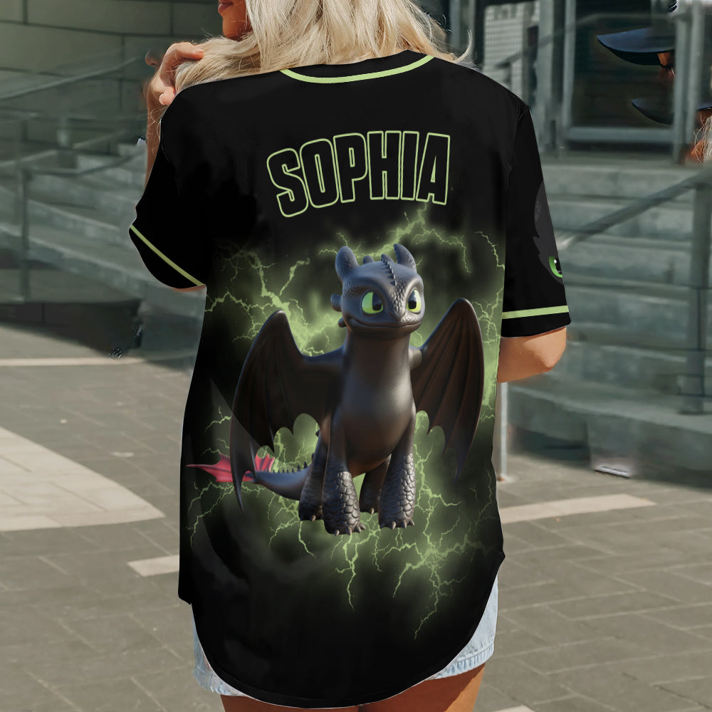 Soul Of A Dragon - Personalized Baseball Jersey