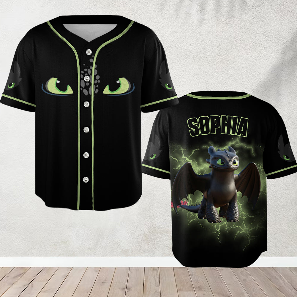 Soul Of A Dragon - Personalized Baseball Jersey