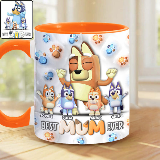 Cool Mum And Dad - Personalized Mother Accent Mug