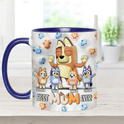 Cool Mum And Dad - Personalized Mother Accent Mug