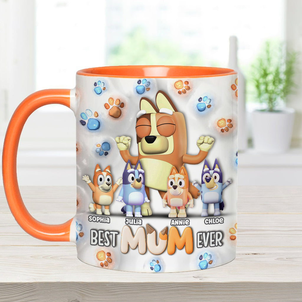 Cool Mum And Dad - Personalized Mother Accent Mug