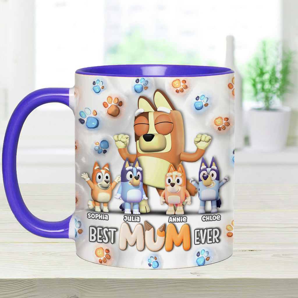 Cool Mum And Dad - Personalized Mother Accent Mug