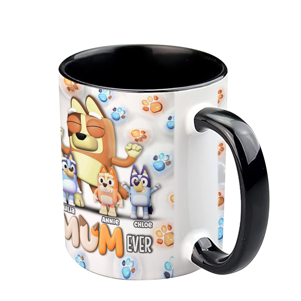 Cool Mum And Dad - Personalized Mother Accent Mug