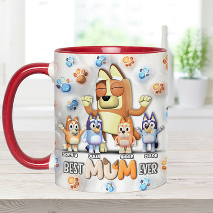 Cool Mum And Dad - Personalized Mother Accent Mug