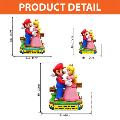 Together Is Our Favorite Place To Be - Personalized Super Plumber Custom Shaped Acrylic Plaque