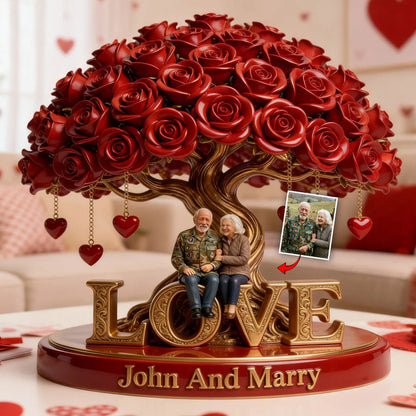 Old Coupe Gift - Personalized Couple Custom Shaped Acrylic Plaque