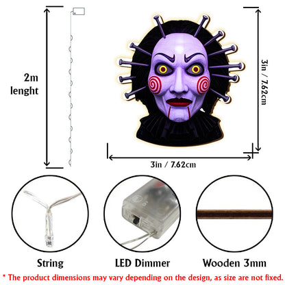Scary Halloween - Personalized Horror Character String Lights