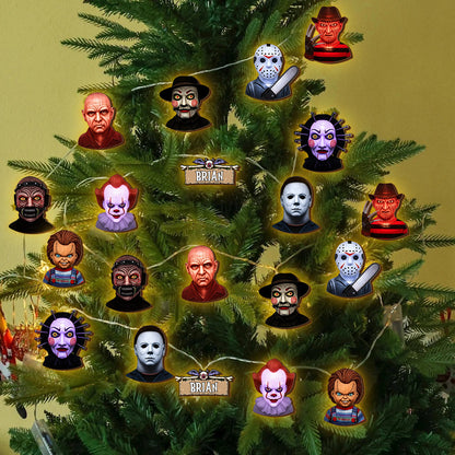 Scary Halloween - Personalized Horror Character String Lights