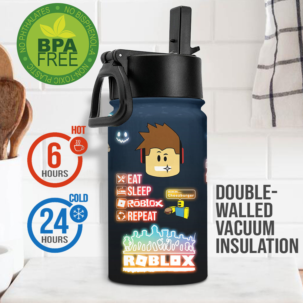 Role Play Game - Personalized 3D Gaming Kids Water Bottle