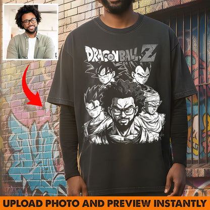 Custom From Any Photo - Personalized Seven Balls Wash T-Shirt