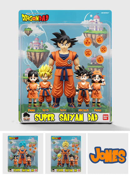 Super Dad - Personalized Seven Balls Custom Shaped Acrylic Plaque