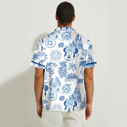 Magical Loving Cruise Line - Personalized Mouse Hawaiian Shirt & Sleeveless Dress