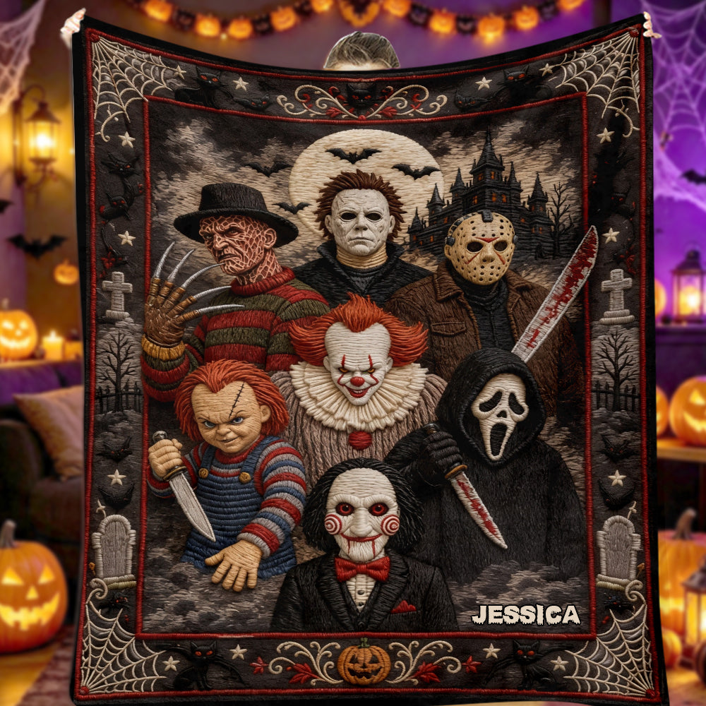 The Nightmare - Personalized Horror Character Blanket