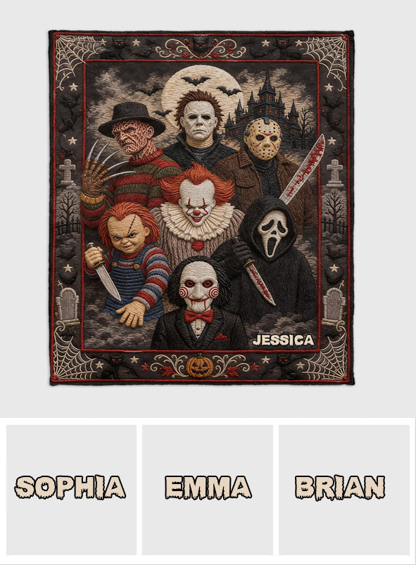 The Nightmare - Personalized Horror Character Blanket