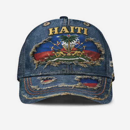 Haiti Coat Of Arms - Personalized Expats Classic Cap