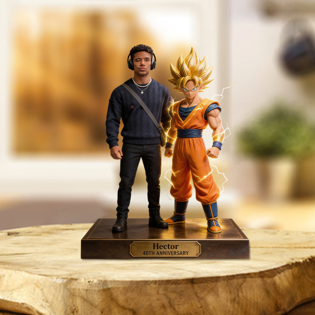 40th Anniversary - Personalized Seven Balls Custom Shaped Acrylic Plaque