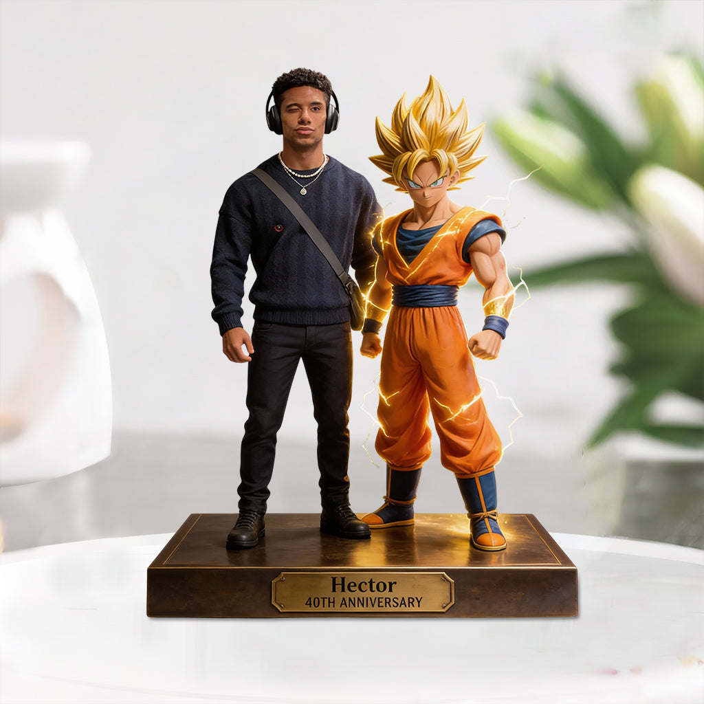 40th Anniversary - Personalized Seven Balls Custom Shaped Acrylic Plaque