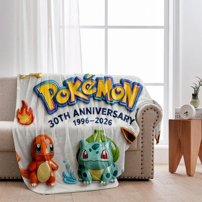 Monster Trainer 30th Anniversary - Personalized Monster Trainer Blanket