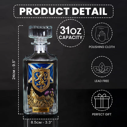 Proud Scotland - Personalize Expats Whiskey Decanter Set