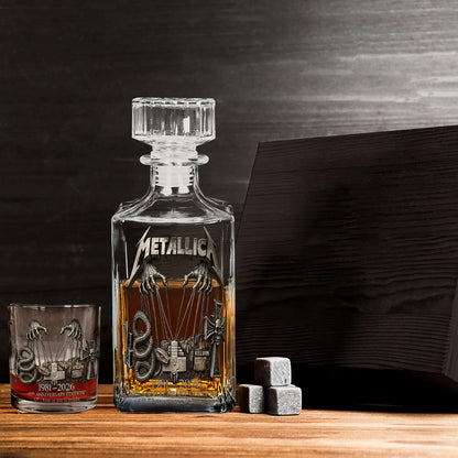 All I Hear Or See Is Laughter - Personalized Music Band Whiskey Decanter Set