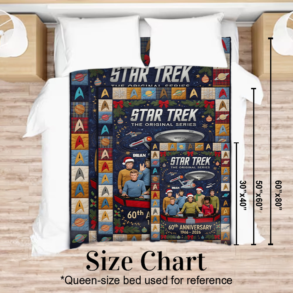 60th Anniversary - Personalized Star Fleet Blanket