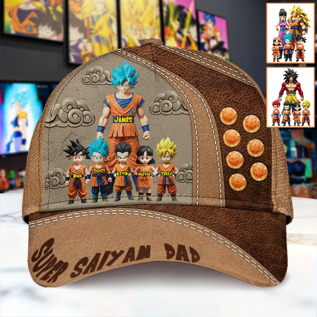 Best Dad Ever - Personalized Seven Balls Classic Cap