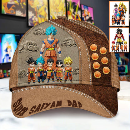Best Dad Ever - Personalized Seven Balls Classic Cap