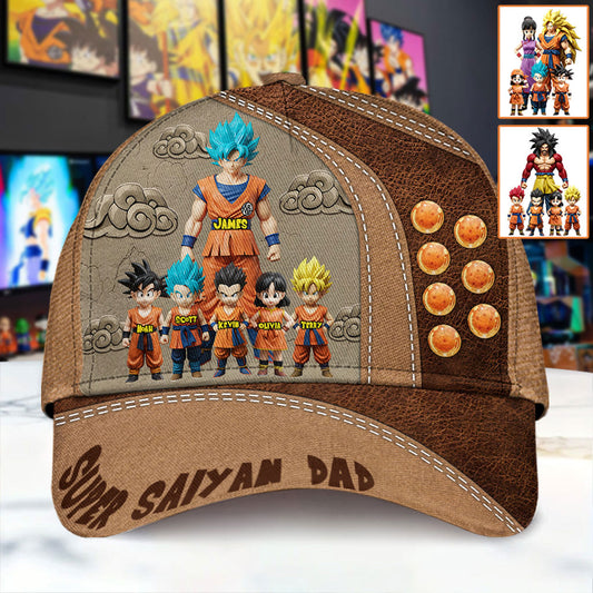 Best Dad Ever - Personalized Seven Balls Classic Cap