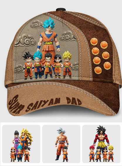 Best Dad Ever - Personalized Seven Balls Classic Cap