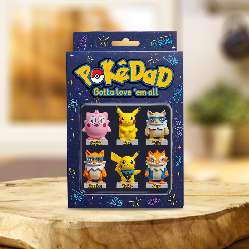 PokeDad Gotta Love - Personalized Monster Trainer Custom Shaped Acrylic Plaque