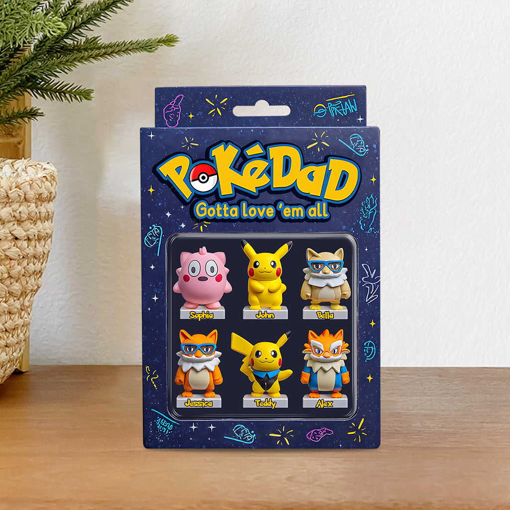 PokeDad Gotta Love - Personalized Monster Trainer Custom Shaped Acrylic Plaque