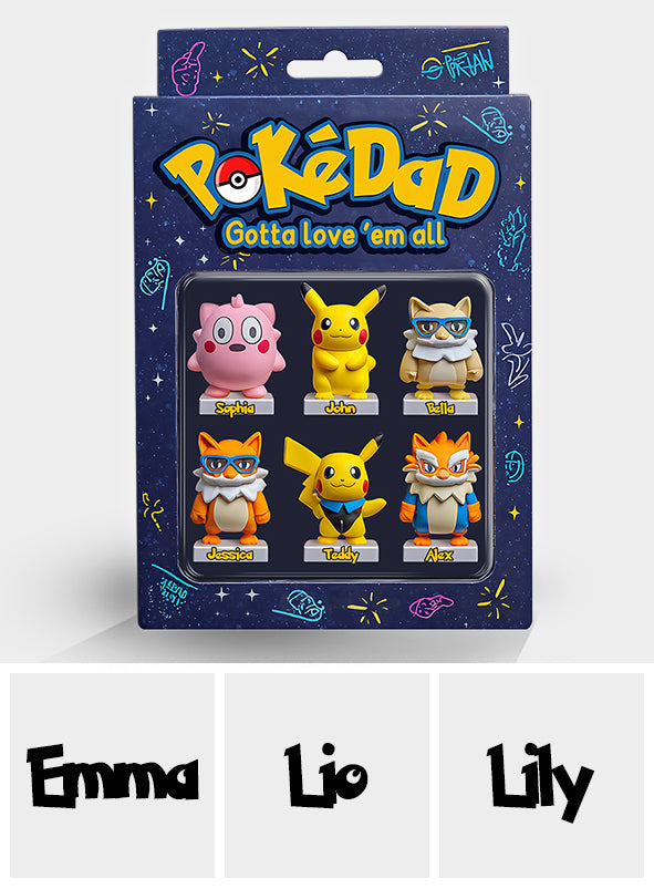 PokeDad Gotta Love - Personalized Monster Trainer Custom Shaped Acrylic Plaque
