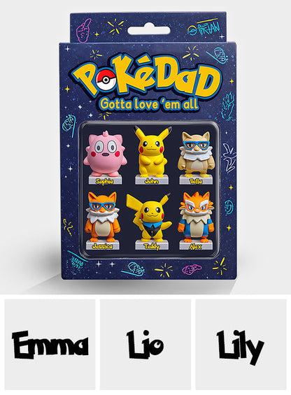PokeDad Gotta Love - Personalized Monster Trainer Custom Shaped Acrylic Plaque