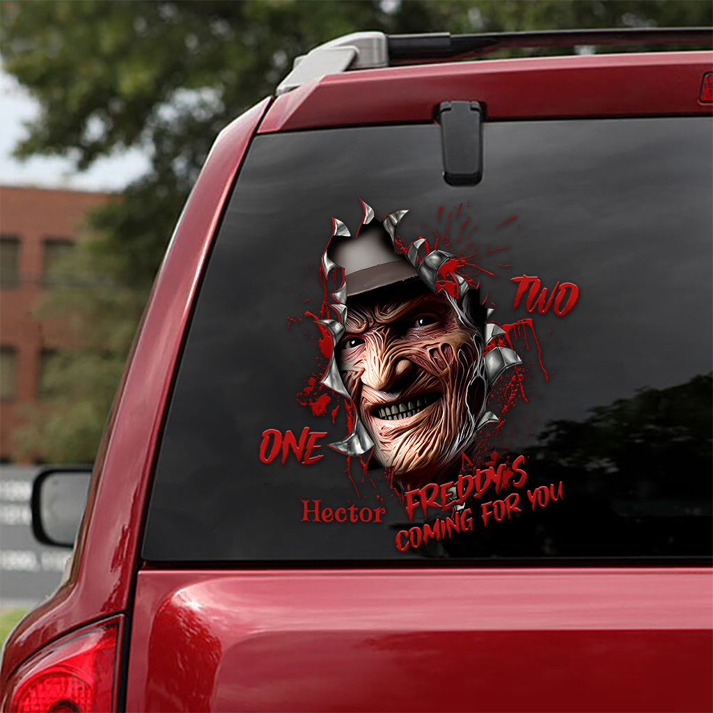 I'm Coming For You - Personalized Decal Full