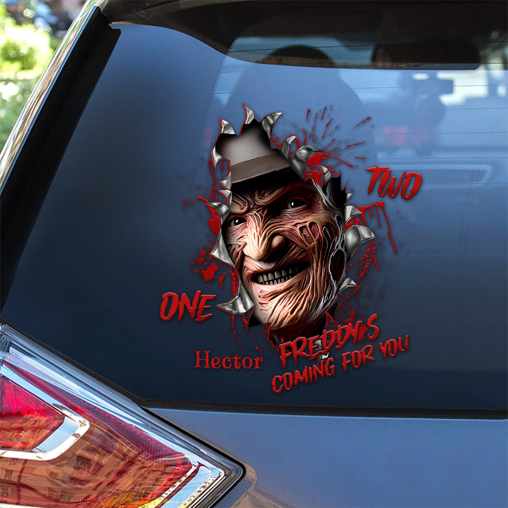 I'm Coming For You - Personalized Decal Full