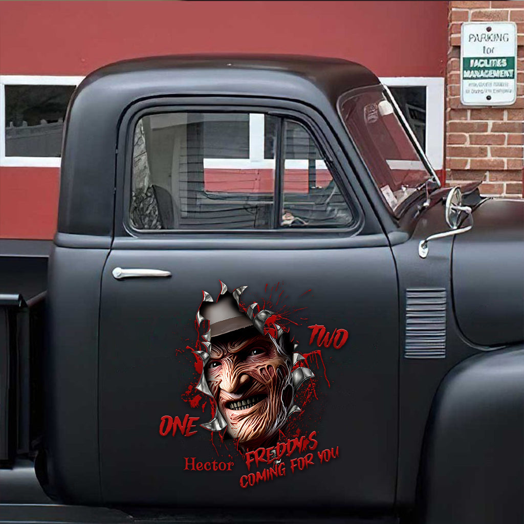 I'm Coming For You - Personalized Decal Full