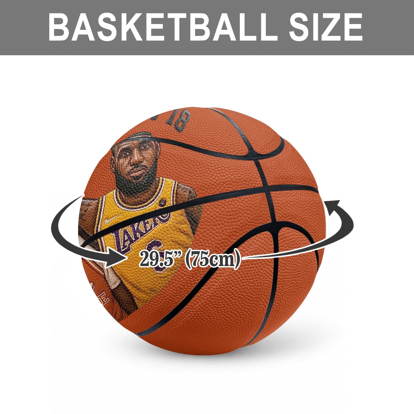 Any Photo The Best Player - Personalized Basketball Multi-Sport Ball