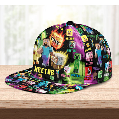 Fun Block World - Personalized Block World Snapback
