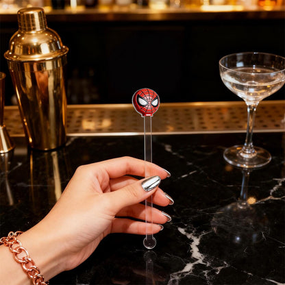 Fans Gift - Personalized Spider-Verse Set Accent Mug with Acrylic Stirrers