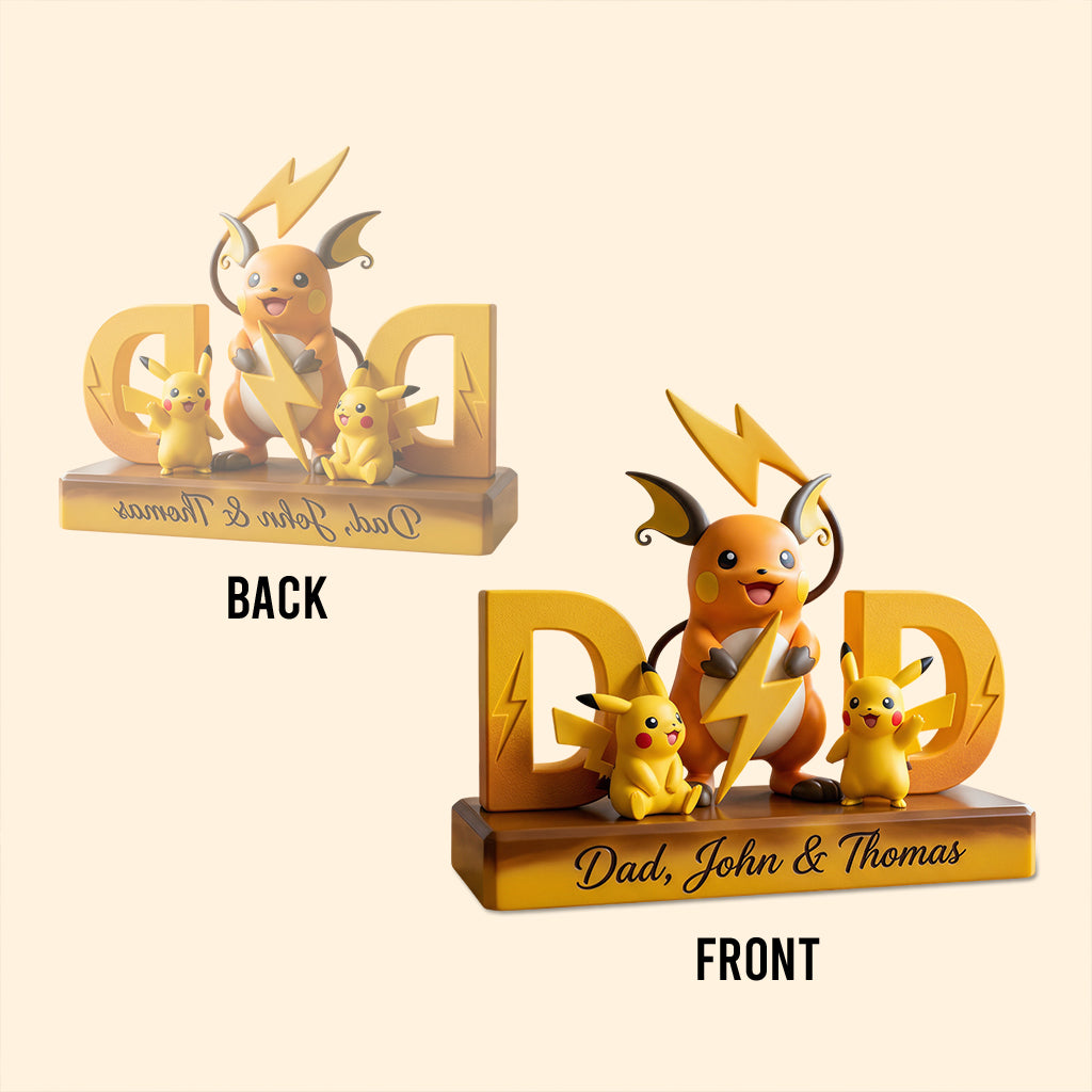 Choose Your Fighter, Father's Day Gift - Personalized Monster Trainer Custom Shaped Acrylic Plaque