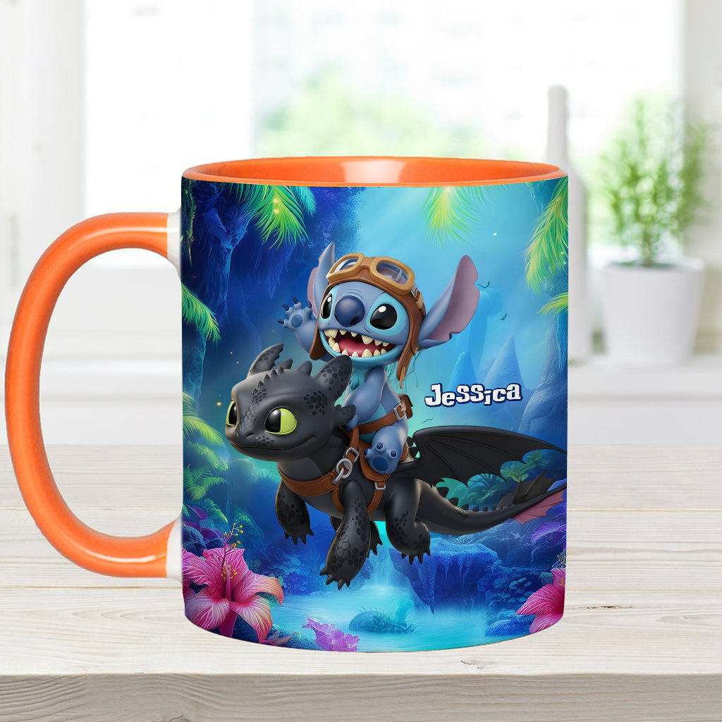 Two Little Monsters - Personalized Accent Mug