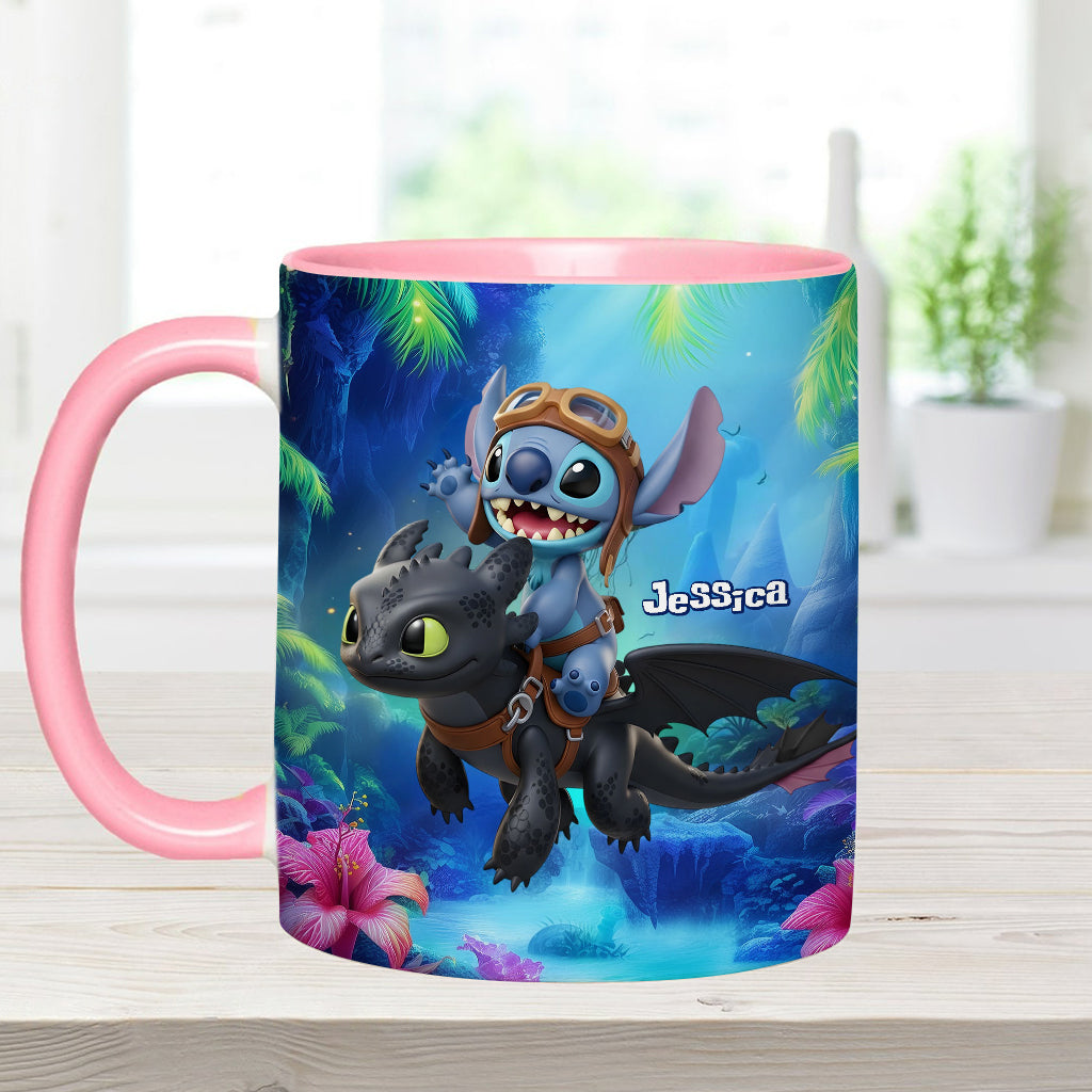 Two Little Monsters - Personalized Accent Mug