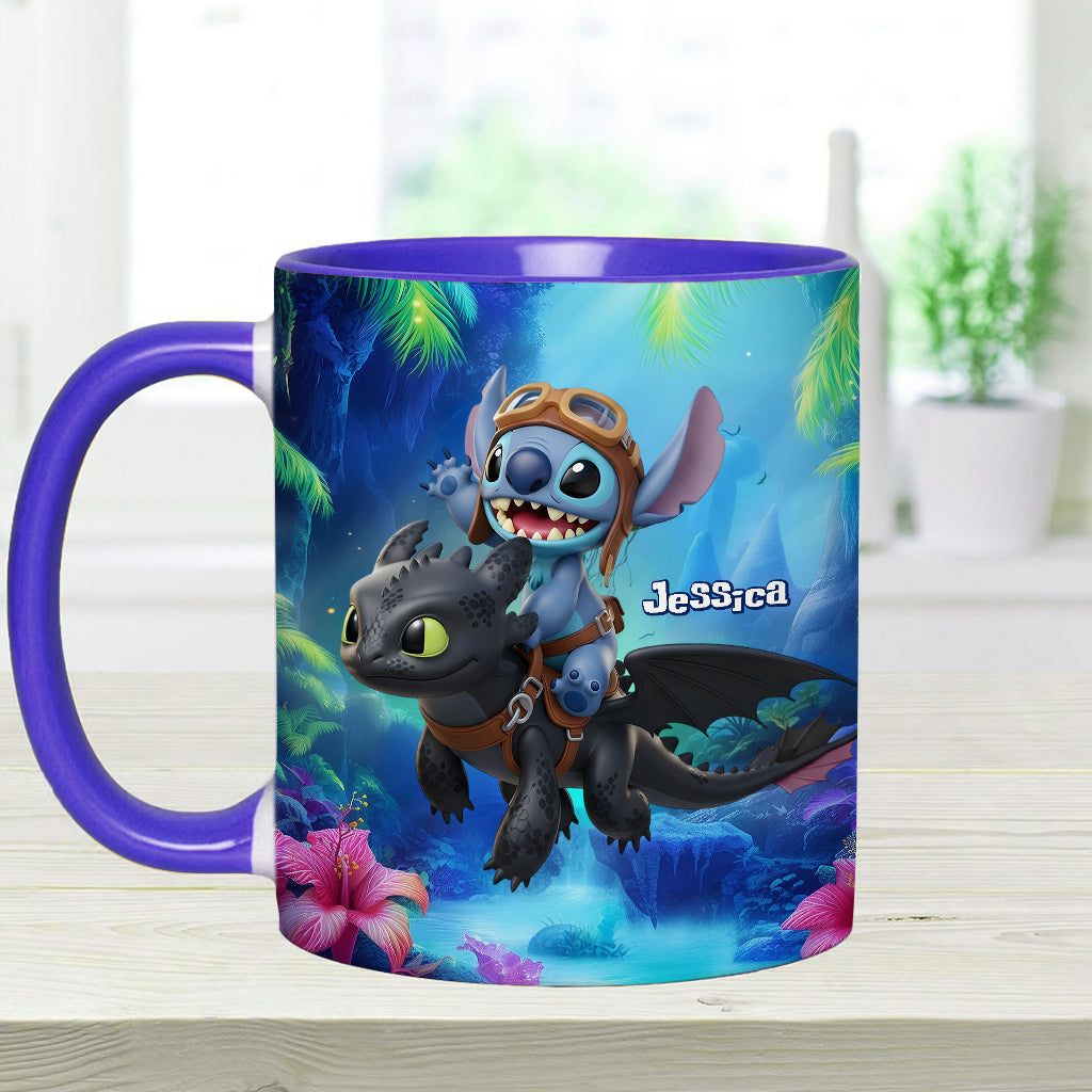 Two Little Monsters - Personalized Accent Mug