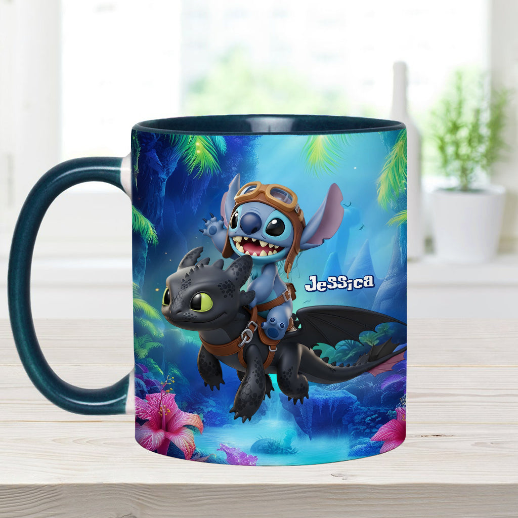 Two Little Monsters - Personalized Accent Mug