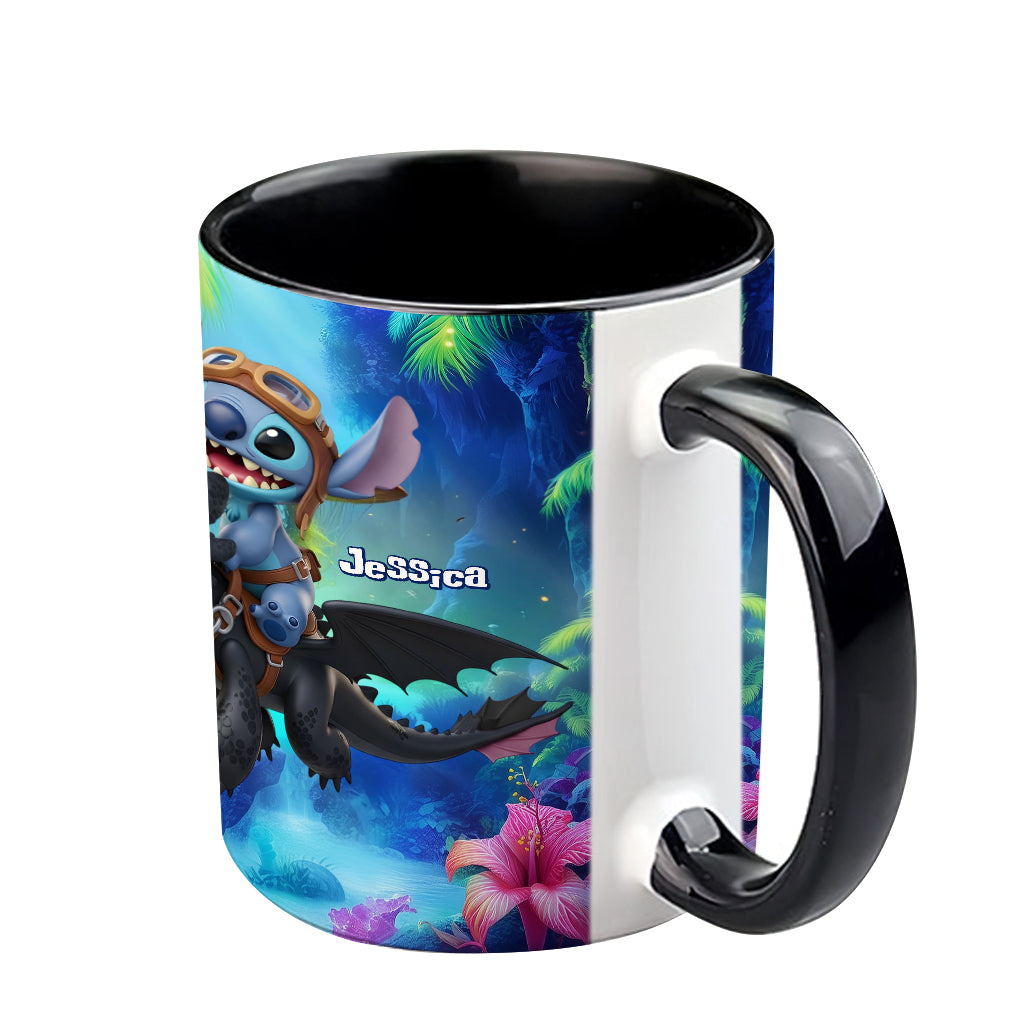Two Little Monsters - Personalized Accent Mug