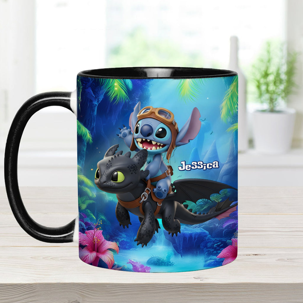 Two Little Monsters - Personalized Accent Mug