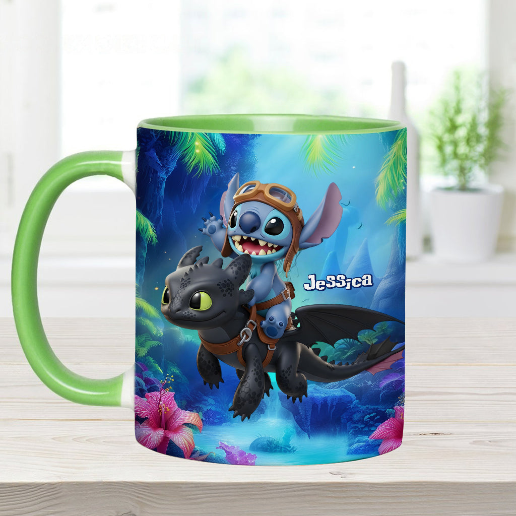 Two Little Monsters - Personalized Accent Mug