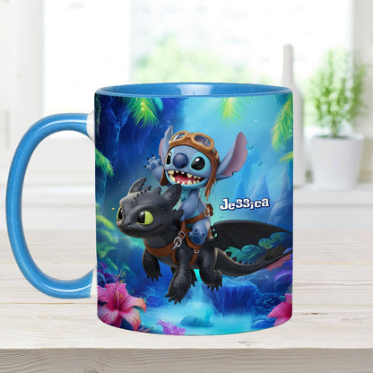 Two Little Monsters - Personalized Accent Mug