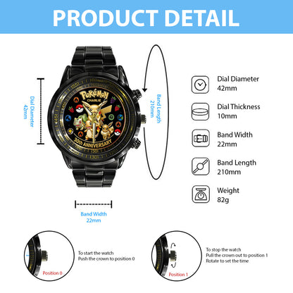 30th Anniversary Pocket Creature - Personalized Monster Trainer Hand Watch