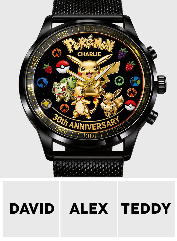 30th Anniversary Pocket Creature - Personalized Monster Trainer Hand Watch